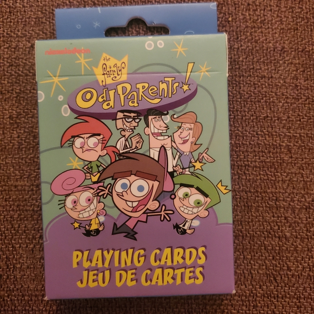 Aquarius Fairy Odd Parents Playing Cards- NIB